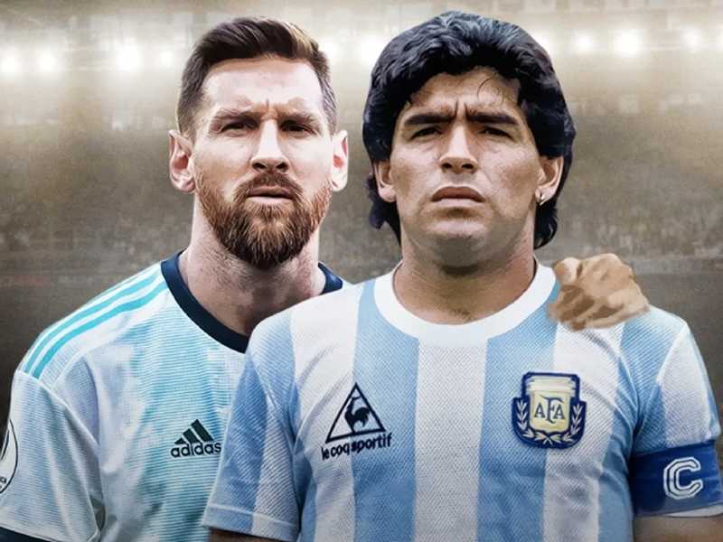 ميسي: مارادونا الأعظم على الإطلاق في كرة القدم