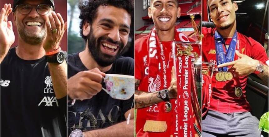 محمد صلاح يرتدى ثاني أغلى ساعة في فريق ليفربول