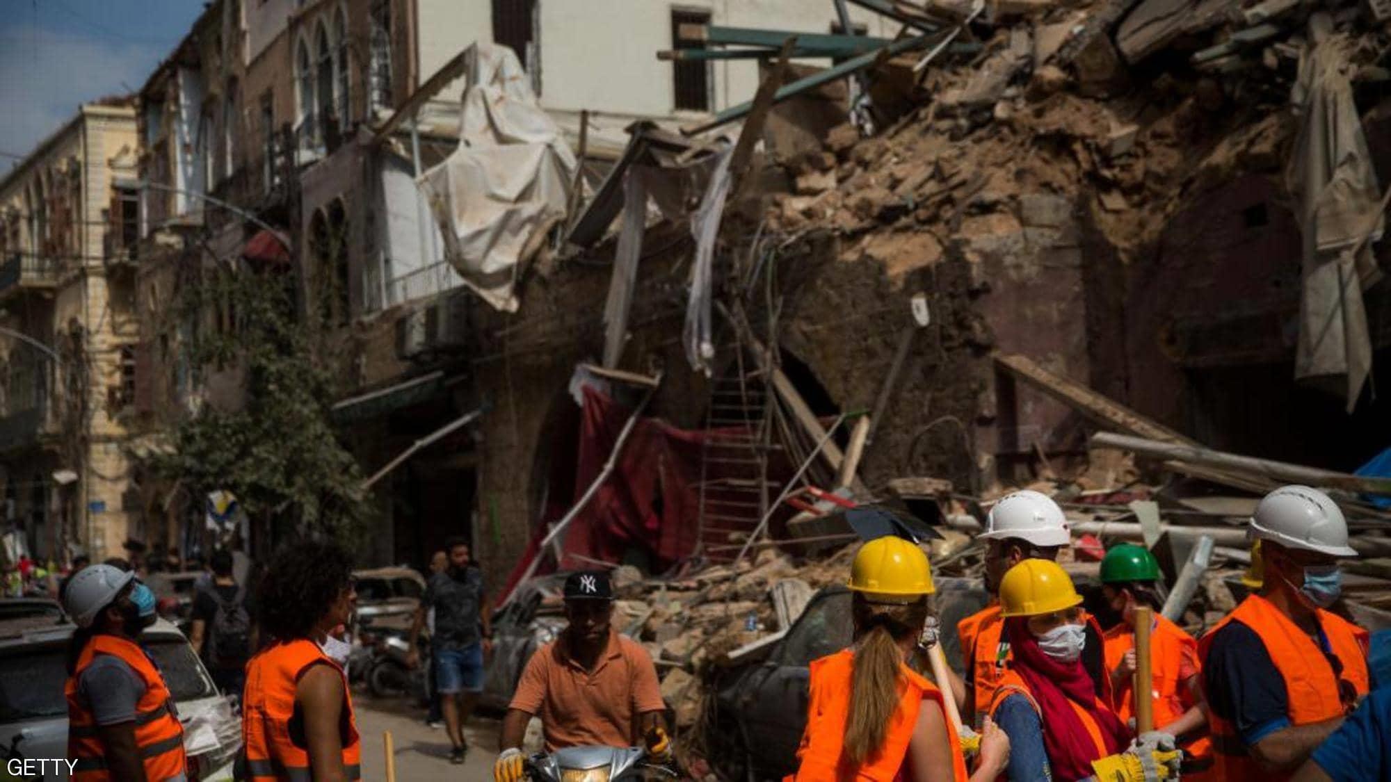 لبنان: 60 شخصا في عداد المفقودين.. بعد انفجار بيروت