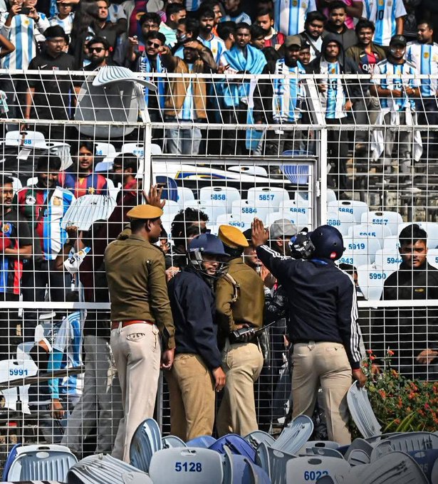 الشرطة تحتجز منظم زيارة ليونيل ميسي بعد أعمال شغب في الهند