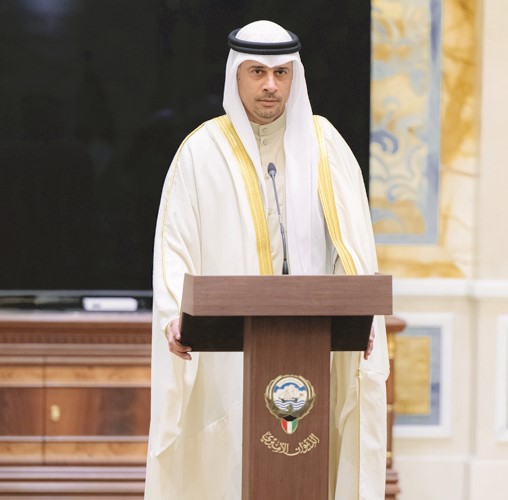 الأمير شهد أداء اليمين الدستورية للوزراء الجدد