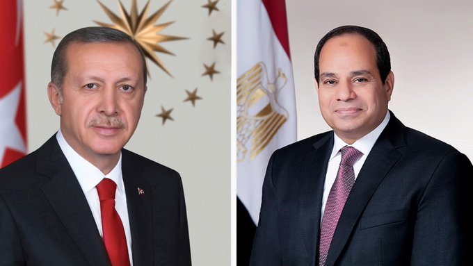 السيسي وأردوغان يقرران البدء الفوري في ترفيع العلاقات الديبلوماسية وتبادل السفراء