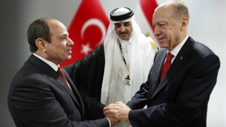 في خطوة جديدة لتحسين العلاقات بينهما.. السيسي يهنئ أردوغان بانتخابه رئيسًا لتركيا