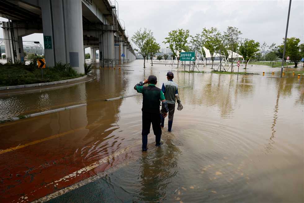 كوريا الجنوبية.. مصرع 8 أشخاص وفقدان 6 آخرين جراء الأمطار الغزيرة